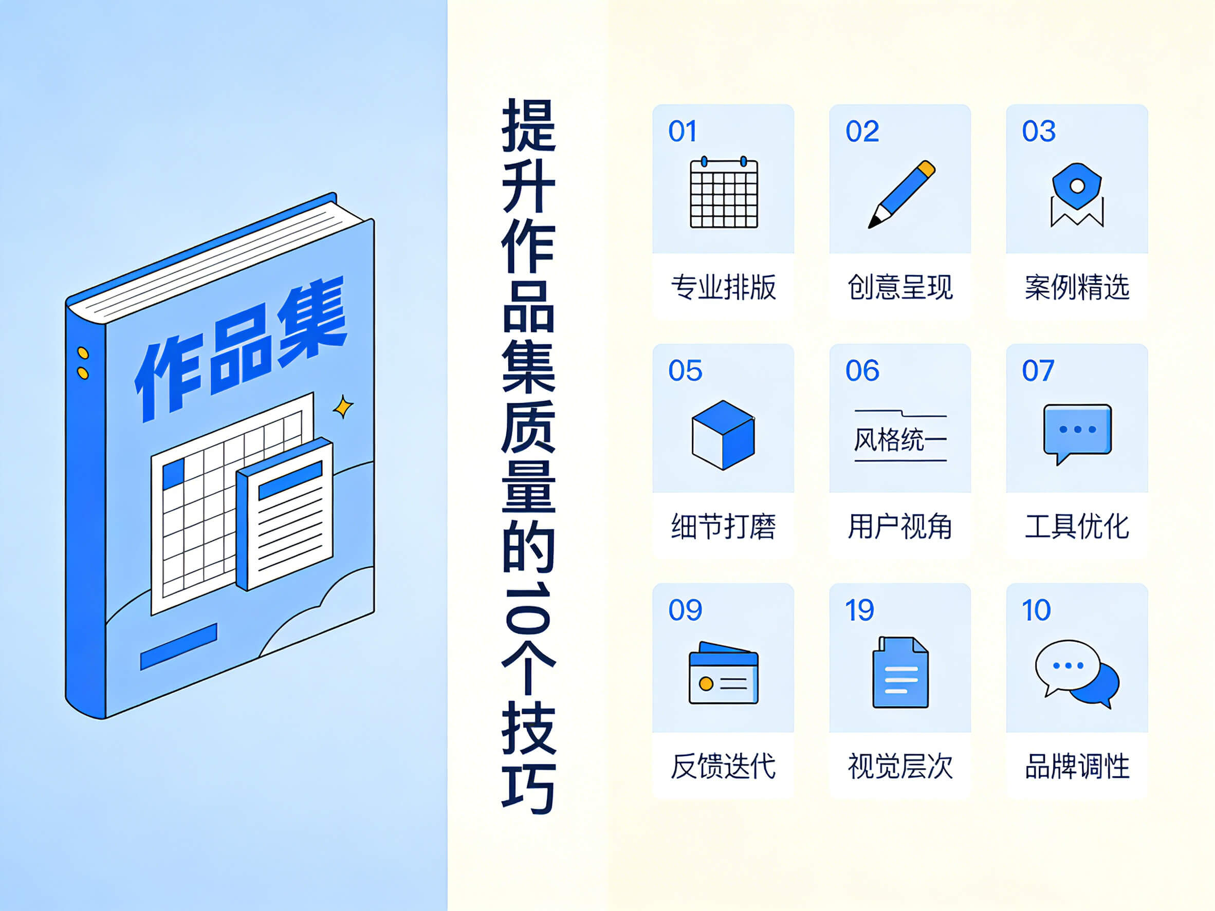 提升作品集质量的10个技巧