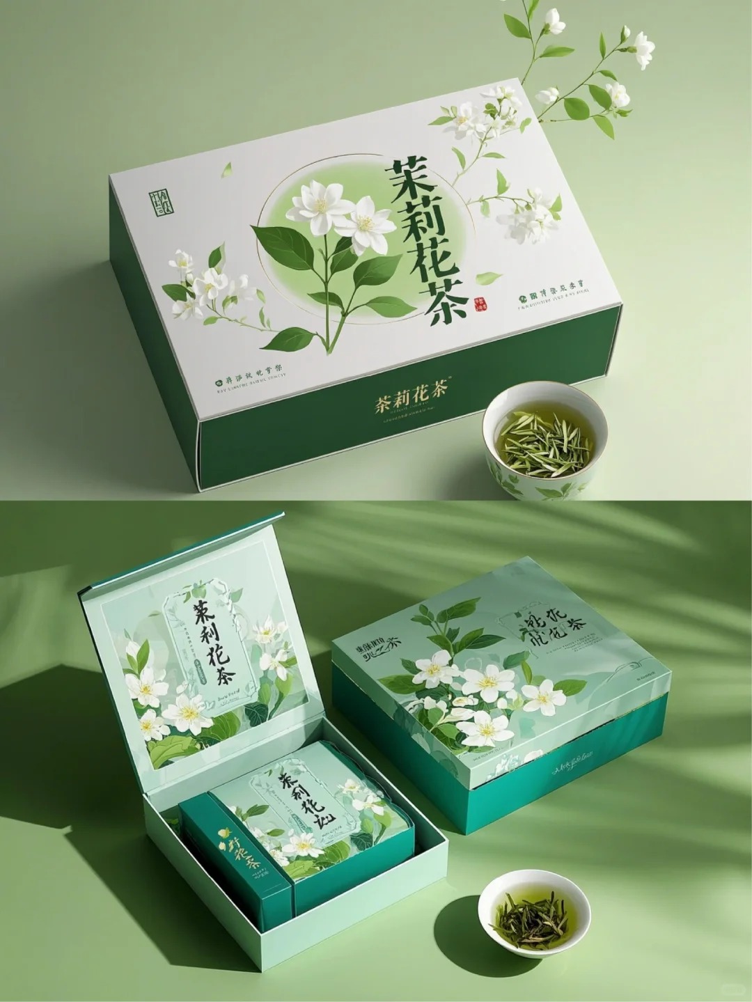 清茉雅韵茶礼盒 - 创意设计设计案例