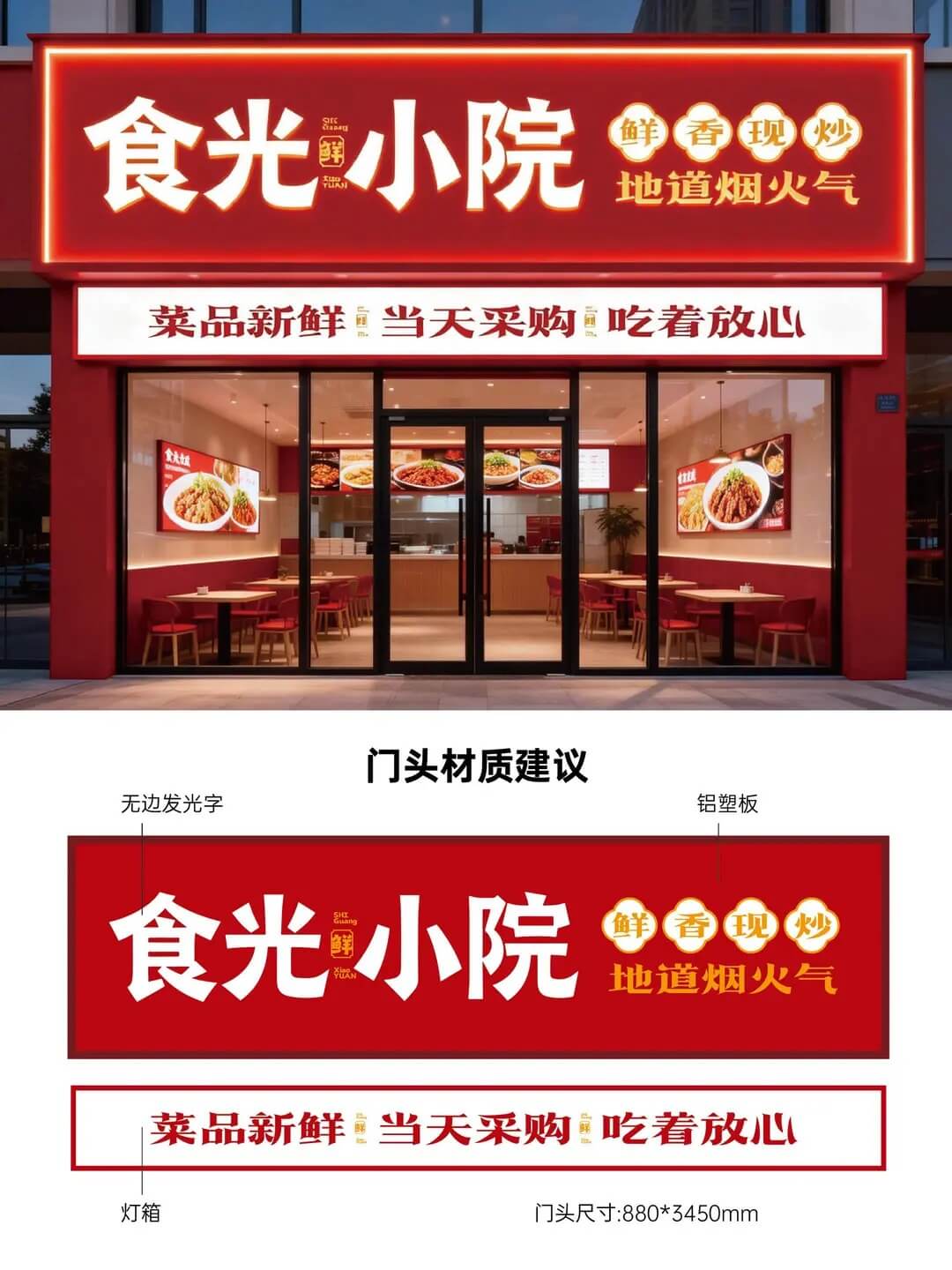 食光小院门头 - 作品图片 1