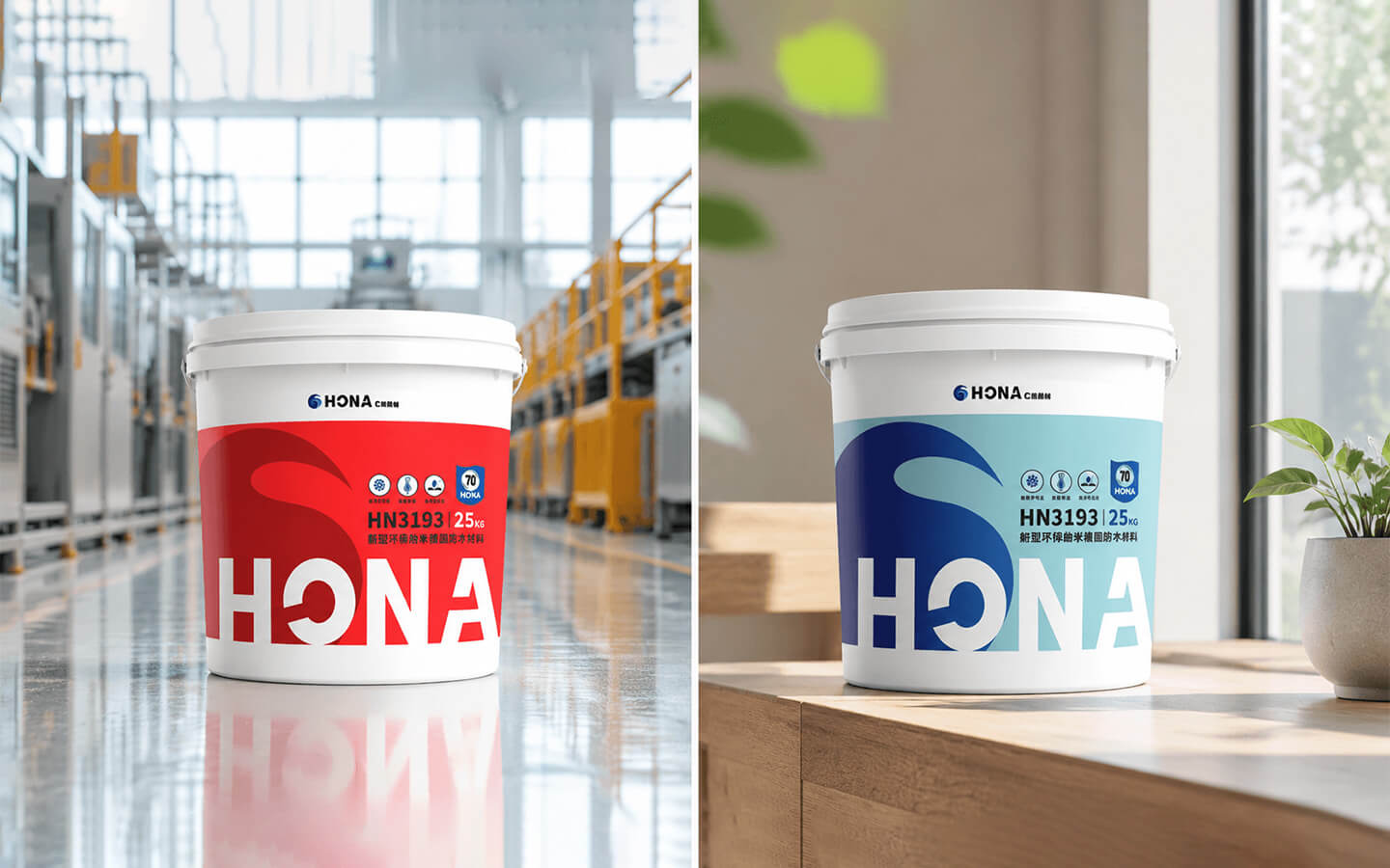 HONA 恒盾系列 HN3193 新型环保聚合防水涂料 - 作品图片 2